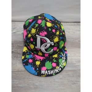 City Hunters‎ Washington DC Embroidered Neon Colored Baseball Cap Hat Snapback